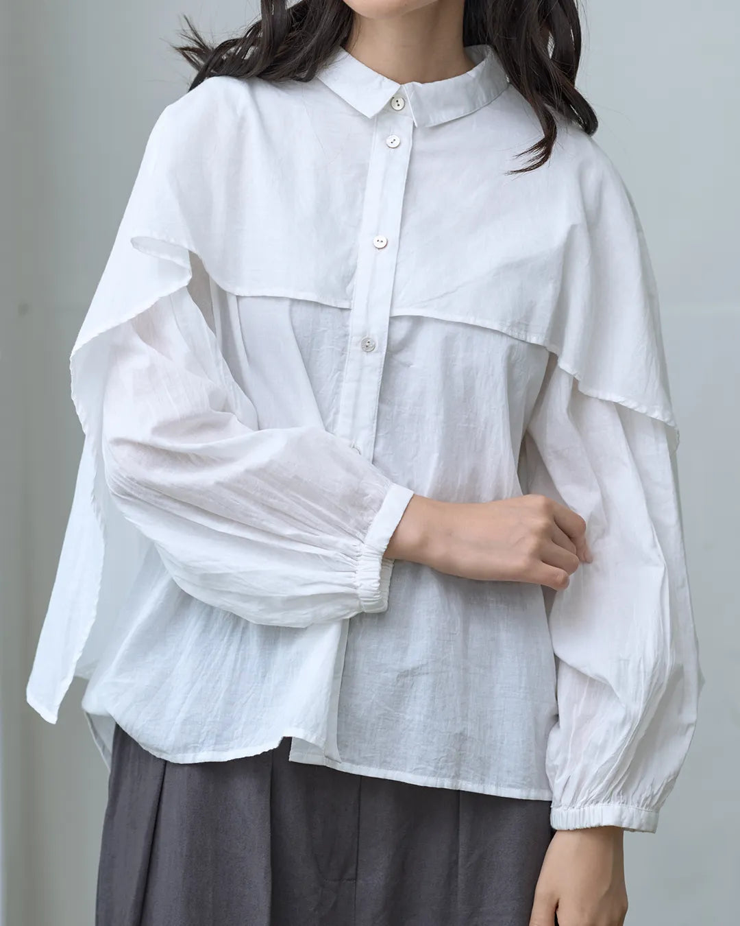 ケープフレアブラウス